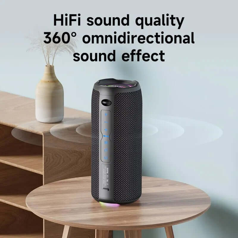 -S49PRO Portable Bluetooth Speaker 20W IPX6 Waterproof Powerful Sound Box Bass Boost Dual Pairing True Wireless Speaker